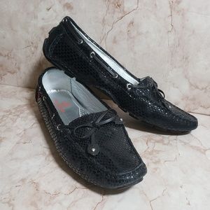 Marc Joseph cypress black driving moccasin woman 9